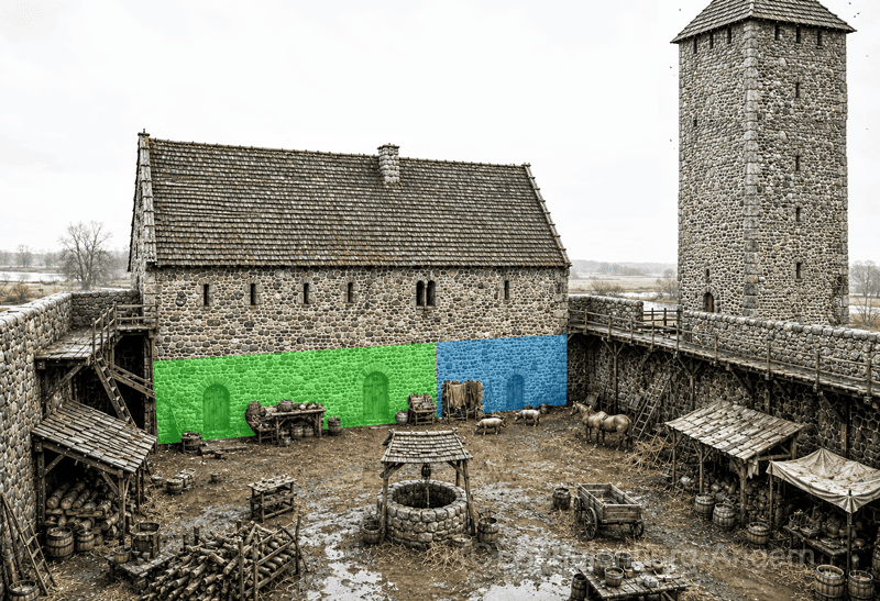 Palas Burg Angern Hauptburg