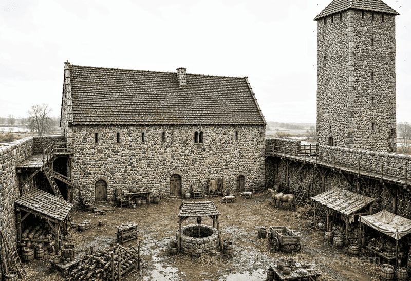 Burg Angern Rekonstruktion